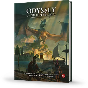 Odyssey of the Dragonlords: Hardcover Adventure Book - Importado