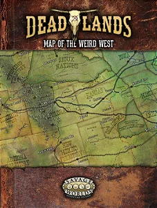 DEADLANDS: MAP OF THE WEIRD WEST SWADE - Importado