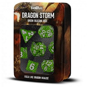 7-Set Silicone: DS: Green Dragon Scales - Importado