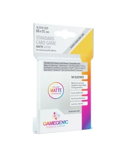 Gamegenic: Matte Standard Card Game Sleeves - 66x91 - Importado
