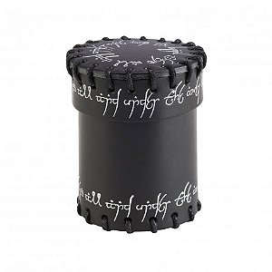 Elvish Black Leather Dice Cup - Importado