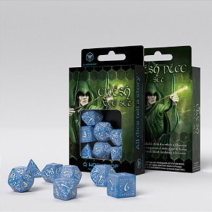 Elvish Glacier & white Dice Set - Importado