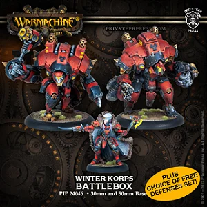 Warmachine - Khador Winter Korps Battlebox Starter - Importado