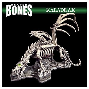 Bones Black: Kaladrax, Skeletal Dragon Bones Classic Deluxe Boxed Set- Importado