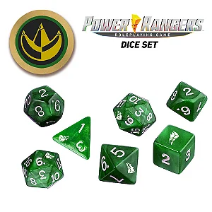 Power Rangers Roleplaying Game Dice Green - Importado