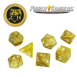 Power Rangers Roleplaying Game Dice Yellow - Importado