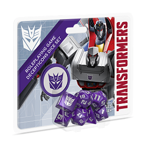 Transformers Roleplaying Game Decepticon Dice Set - Importado