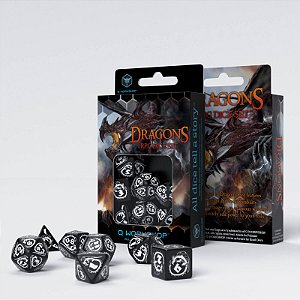 Dragons Dice Set: Hematite - Importado