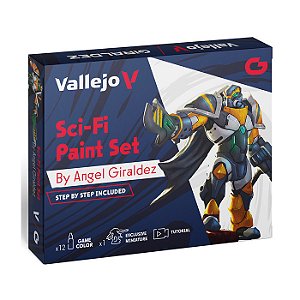 Game Color: Sci-Fi Paint Set by Angel Giraldez - Importado