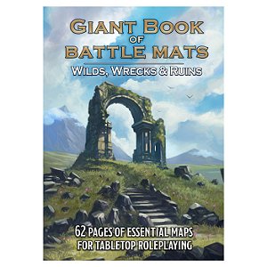 Giant Book of Battle Mats: Wilds, Wrecks & Ruins - Importado