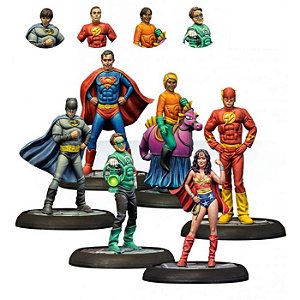 Batman Miniature Game 3rd Edition: The Big Bang Theory Justice League - Importado