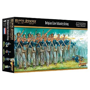 Black Powder: Napoleonic Belgian Line Infantry Firing - Importado