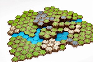 Heroscape: Tournament Organizer Terrain Kit - Importado