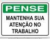 Mantenha sua atenção no trabalho