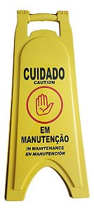 Cavalete Sinalizador 'Em Manutenção'