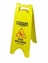 Cavalete Sinalizador 'Piso Molhado'