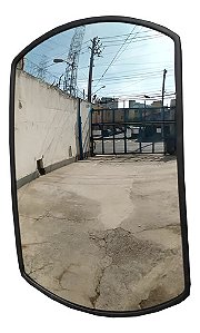 Espelho Convexo Panorâmico Retangular 50Cm X 80Cm