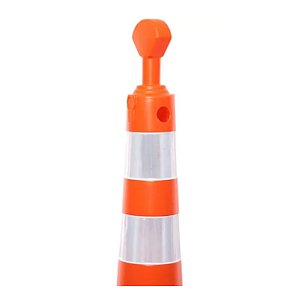Balizador T-TOP Refletivo para Sinalização de Trânsito 1,14m
