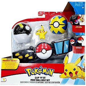 Cinto Pokemon - Com Pokebola e Figura do Pikachu SUNNY BRINQUEDOS