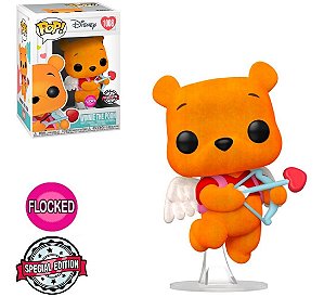 Winnie The Pooh 1008 Exclusivo Flocked Pop Funko Disney