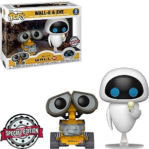Wall-e e Eve 2Pack Exclusivo Pop Funko Disney