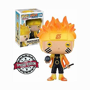 Naruto (Six Path) 186 Exclusivo GITD Pop Funko Naruto