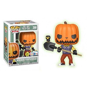 Neighbor Pumpkinhead 266 Exclusivo GITD ToysRus Pop Funko 266 Hello Neighbor