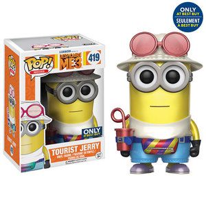 Tourist Jerry 419 Exclusivo Metalizado Pop Funko Meu Malvado Favorito