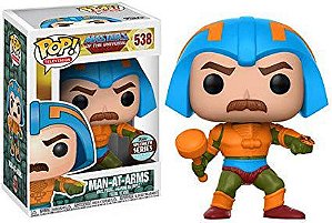 Man-at-arms 538 Exclusivo Pop Funko Masters of the Universe