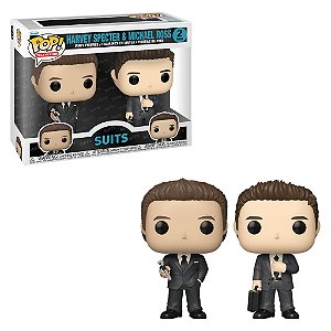 Harvey Specter e Michael Ross Pack2 Pop Funko Suits
