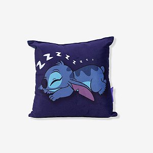 Almofada Fibra Veludo Stitch Just Chill 25X25CM - 10065124