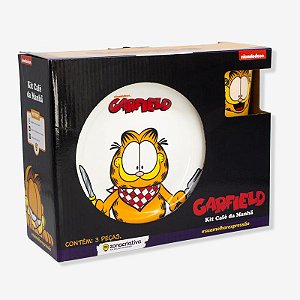 Conjunto Bowl Caneca Prato Garfield Zona Criativa 10025665