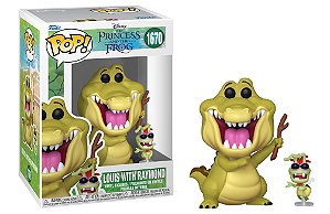 Louis with Raymond 1670 Pop Funko A Princesa e o Sapo Disney