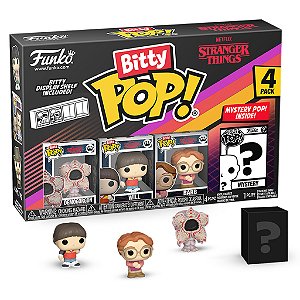 Demogorgon Will e Barb Pack4 Funko Bitty Pop Stranger Things
