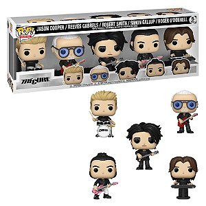 Robert Smith e Banda The Cure Pack5 Pop Funko The Cure Rocks