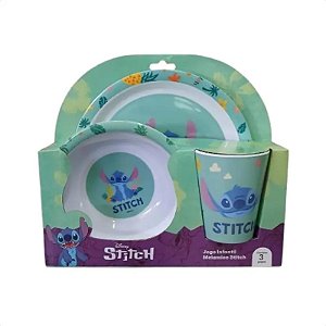 Conjunto Infantil Melamine Stitch - Disney Tuut