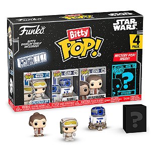 Star Wars Luke Skywalker Pack4 Funko Bitty Pop Star Wars