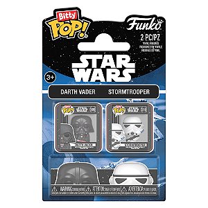 Darth Vader & Stormtrooper Pack2 Funko Bitty Pop Star Wars