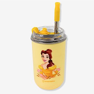 Copo Neo com Canudo Bela - Disney 300ml - ZC - 10073323