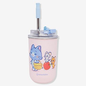 Copo Neo com Canudo Tom e Jerry Gokko 300ml - ZC - 10026747