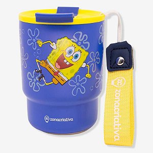 Copo Térmico To Go Bob Esponja 400ML -Zona Criativa-10026769