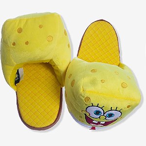 Chinelo de Quarto 3D Bob Esponja Zona Criativa 10073014 - P