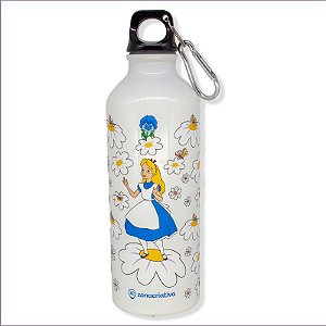 Garrafa com Mosquetão Alice In Wonderland - Disney -10073272
