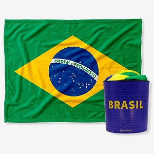 Kit Manta Com Balde Brasil  - Zona Criativa - 10140961