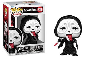 Ghost Face Tongue in Cheek 2035 Pop Funko Pânico