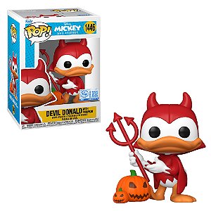 Devil Donald Duck with Pumpkins 1446 Excl Pop Funko Disney