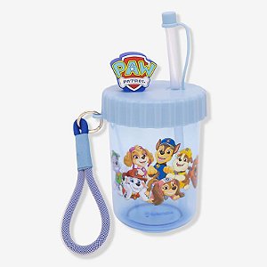 Copo Canudo Flip Infantil Patrulha Canina - 500ml - 10026557