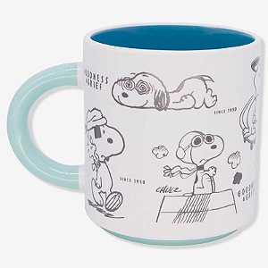 Caneca Grafite Snoopy - 500ml - Zonacriativa - 10026951