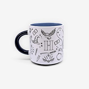 Caneca Grafite Harry Potter - 500ml - Zonacriativa -10026952