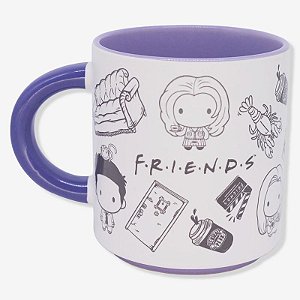Caneca Grafite Friends - 500ml - Zonacriativa - 10026953
